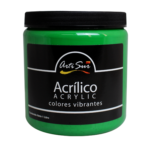 Imagen de ACRÍLICO ARTI SUR VERDE PERMANENTE CLARO 1 LITRO